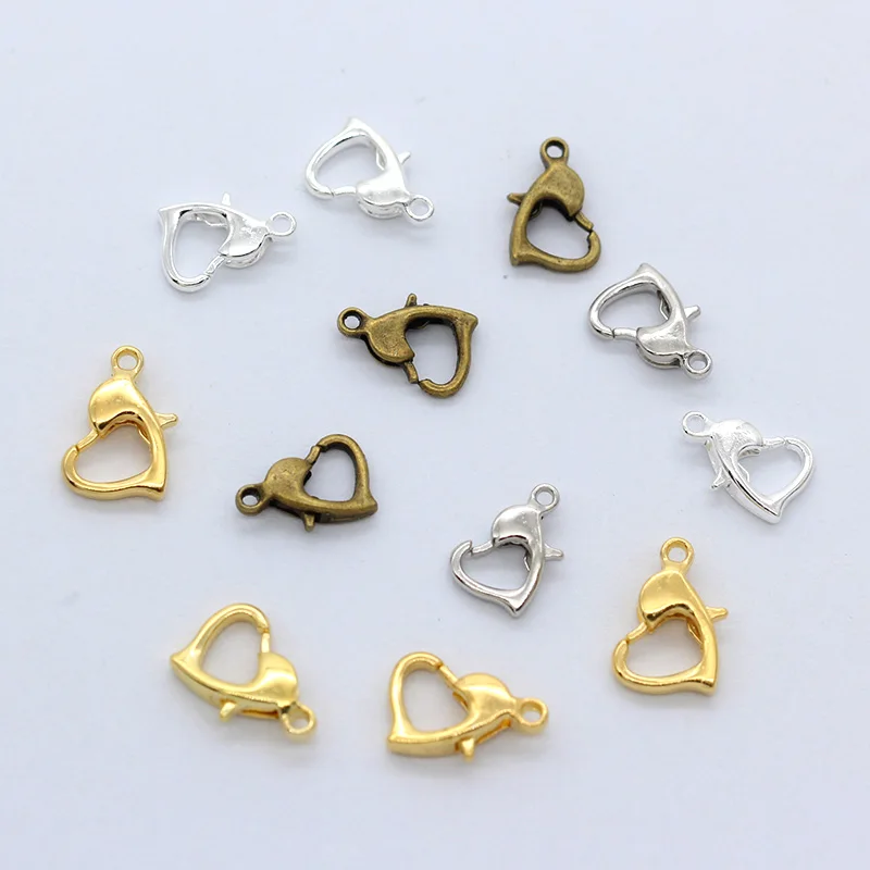 Застежка-карабин с покрытием из серебра золота бронзы 20x10 5 мм 12 | Дом и сад