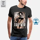 Футболка с изображением сексуальной девушки Idfwu Mittelfinger Stinkefinger Pin Up футболка классная, летний топ для мальчика, черная, белая, футболка классная, крутые футболки
