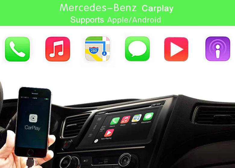 NTG5 S1 Apple CarPlay Android автоматический инструмент активации для 2015-2018 Mercedes Benz