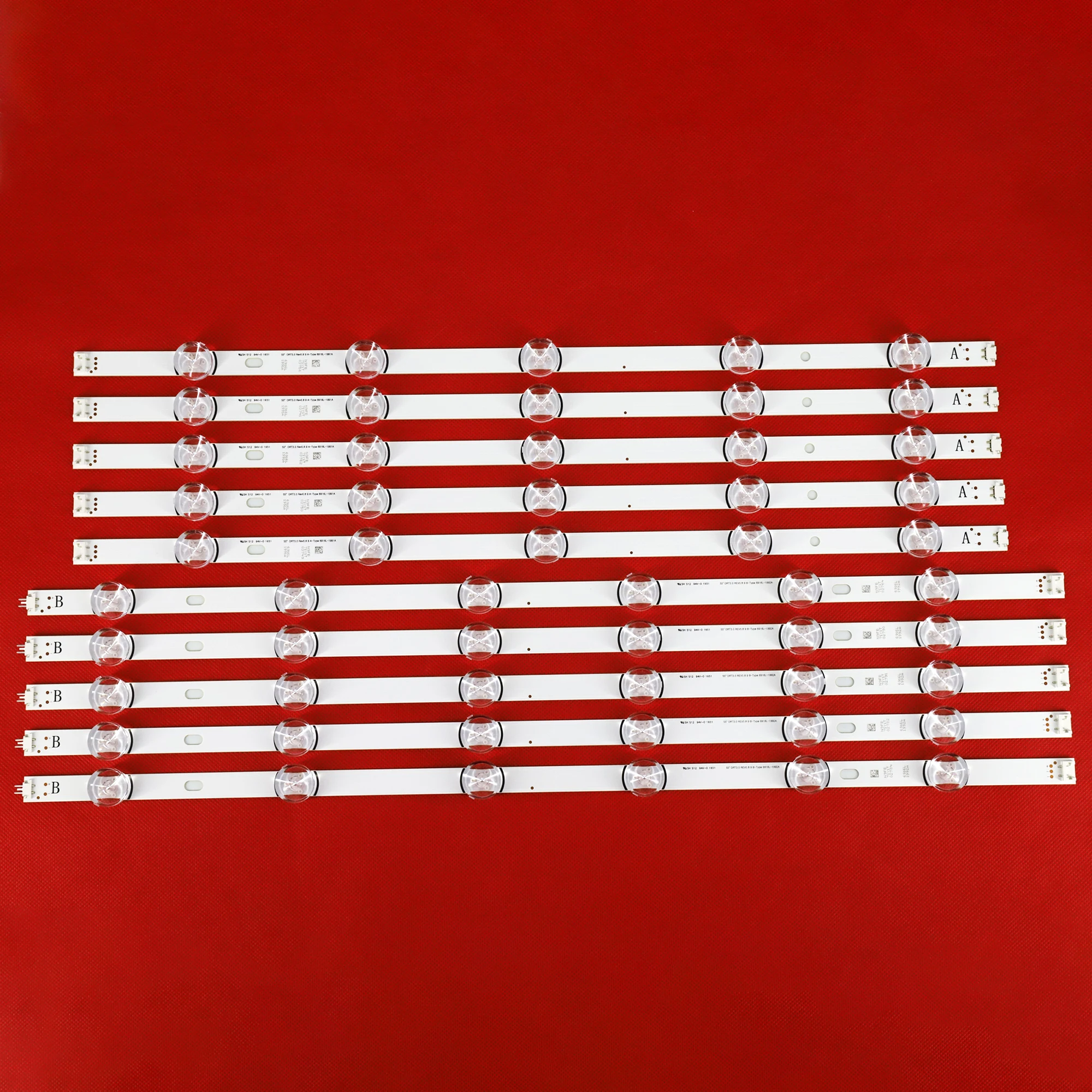 

50PCS 1155mm LED Backlight Lamp strip 11leds For LG 55 inch TV Innotek DRT 3.0 55LB561V LG55LF5950 LC550DUE 6916L-1991A 1992A