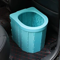 portable travel folding toilet urinal mobile seat for camping hiking long trip convenient car potty toilet vehicular urinal