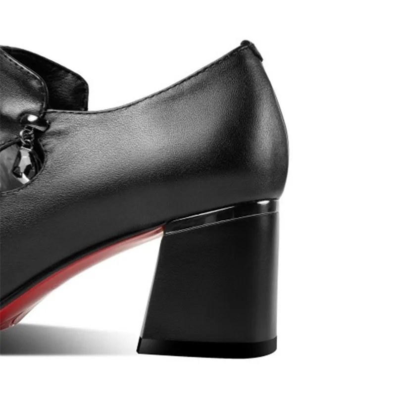 PXELENA/офисные женские повседневные туфли-лодочки Женская обувь на высоком толстом