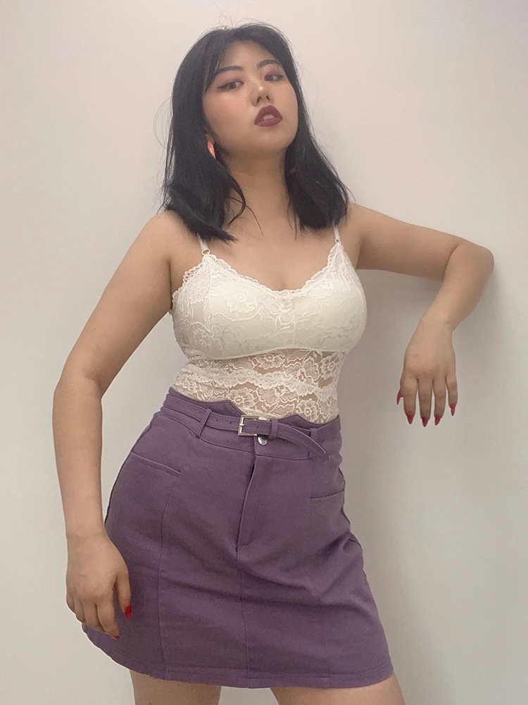 Супер сексуальный большой толстый mm потеряет кружево Красивая задняя тонкая