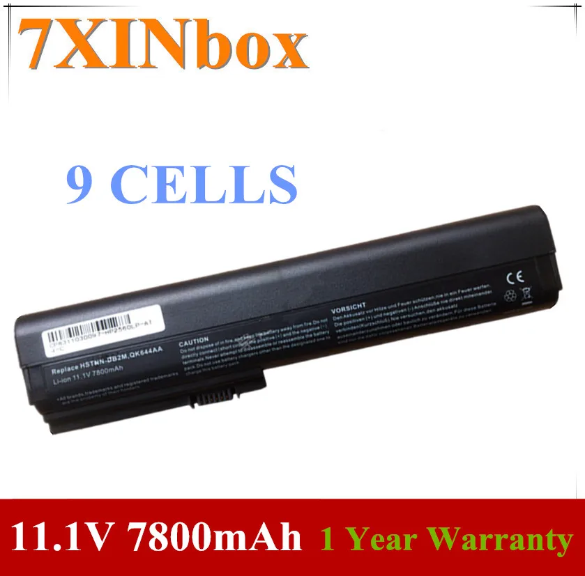 Аккумулятор 7XINbox для HP EliteBook 2560p 2570P HSTNN DB2L DB2M UB2K C49C|Аккумуляторы ноутбуков| |