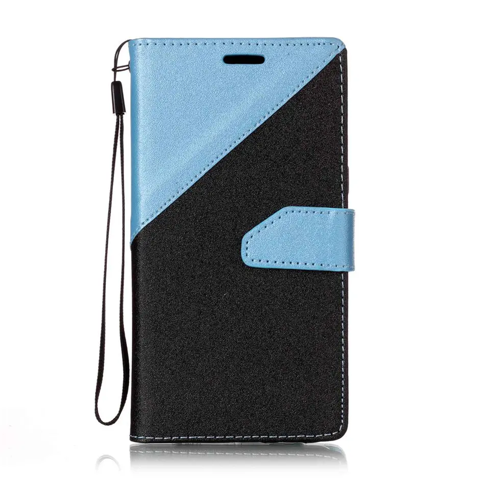 Light Blue Кожаный чехол-книжка Enjoy 7S для huawei P20 P10 Plus P9 P8 Lite mate 10 Pro, чехол для телефона Honor 9 Lite 7X Y3 Y5 Y6 II P09F - Цвет: Light Blue