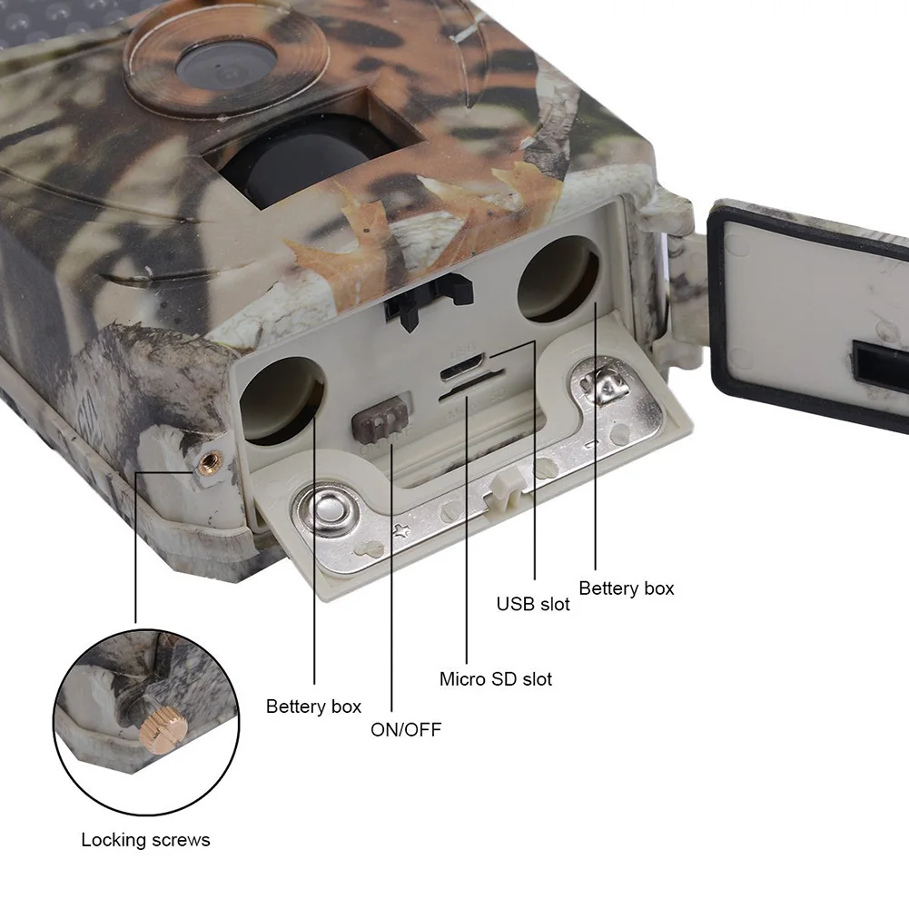 

1080P HD Outdoor IR Camera Waterproof with 120Detecting Range Motion Activated Camcorders Night Vision for Animals Monitoring