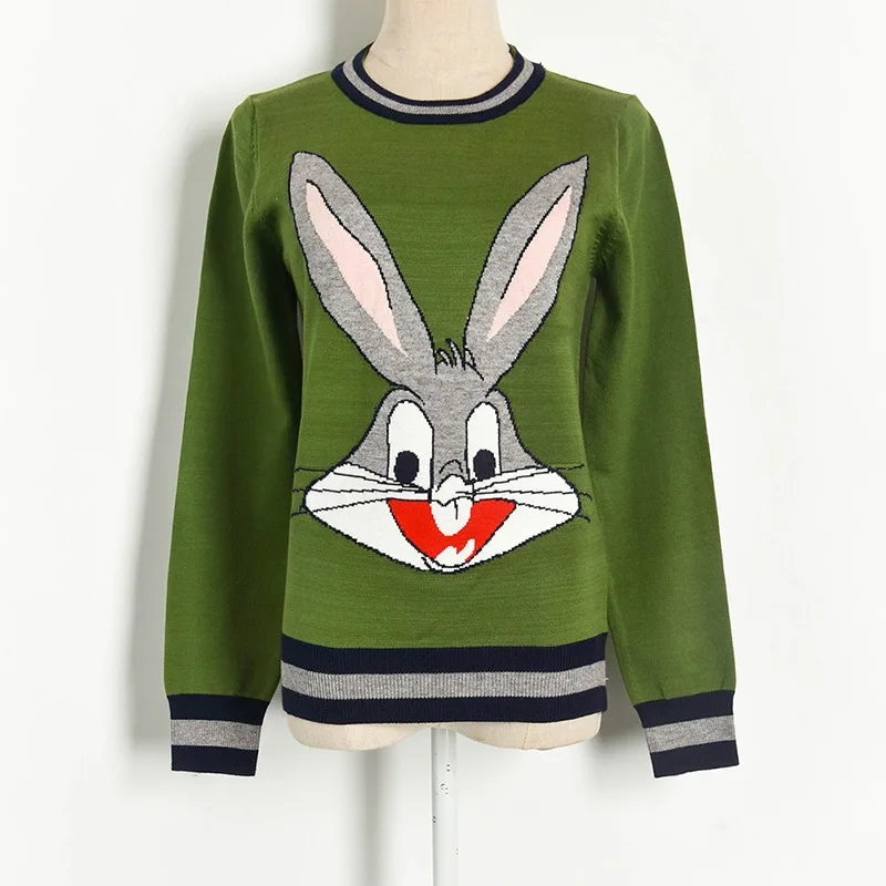 Милые женские свитера и пуловеры новинка 2020 жаккардовый вязаный пуловер с