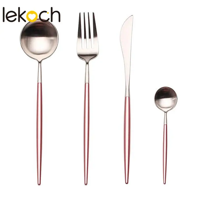 LEKOCH стейк высококлассные столовые приборы из нержавеющей стали обеденная и