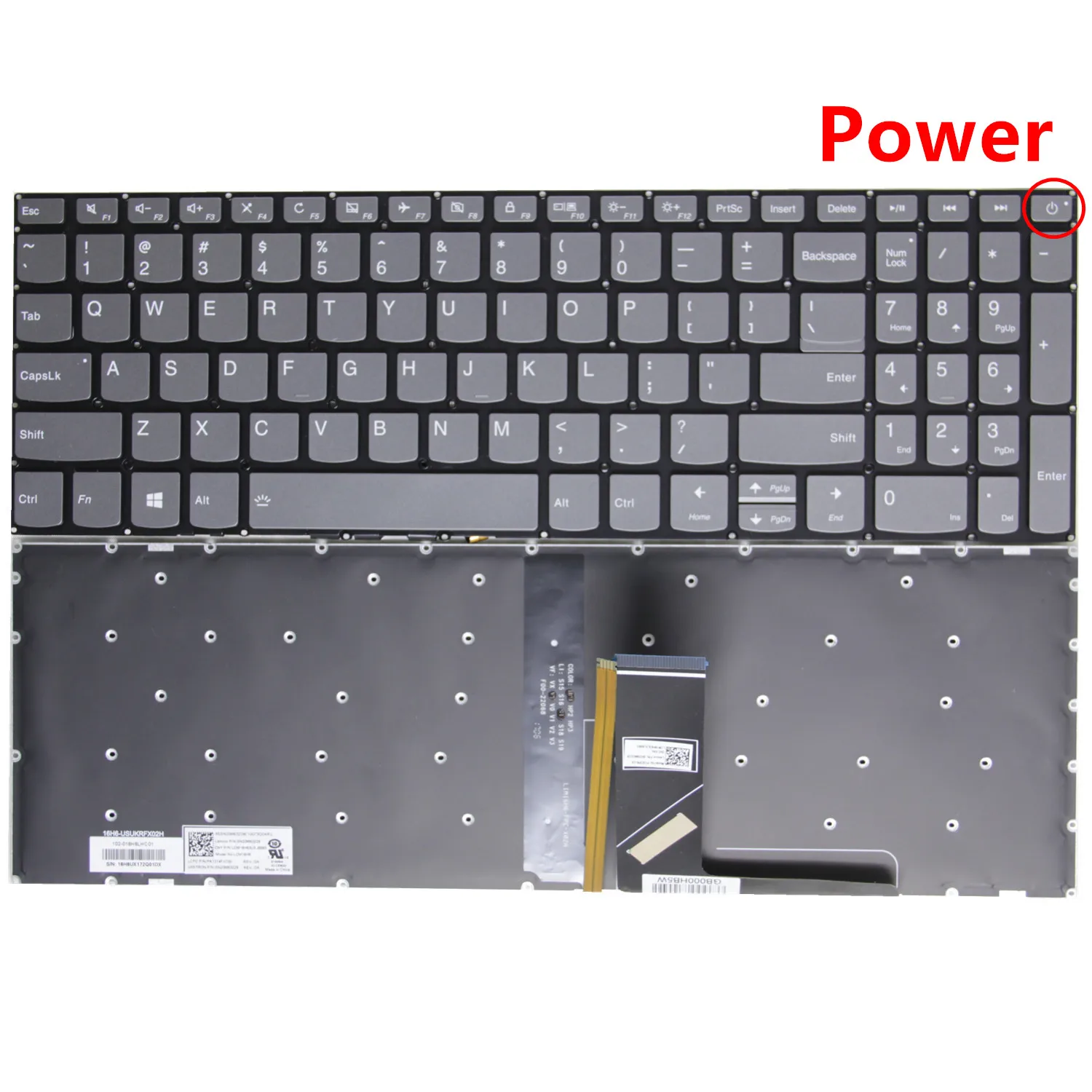 New US Keyboard For Lenovo ideapad 320-15 520-15 330c-15 V15-IWL S145-15 7000-15 330-15 330-17 V330-15 330S-15IKB Laptop English |