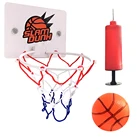 Мини баскетбольная доска обруч для баскетбола, Набор детских комнатных мячей для игры в баскетбол, мини воздушный насос для баскетбола