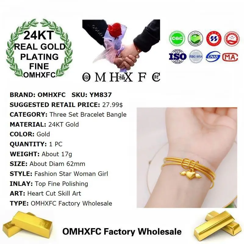 OMHXFC ювелирные изделия оптом YM837 Европейская мода Лидер продаж Женские вечерние