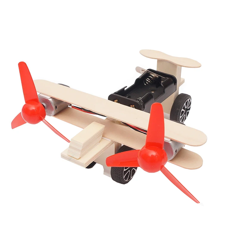

Diy Kit Twin-engine electric taxi aircraft Model Science Toys Experiment Kits Scientific Experimental Materials