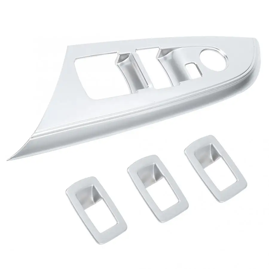 4 шт. матовая хромированная наклейка на оконную рамку подходит для BMW X3 F25 X4 F26 2011-2018