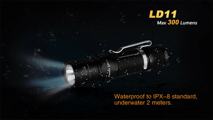 Fenix LD11 Cree XP-G2 R5 300 Lumens1* AA или 1*14500 батарея большой-яркий светодиодный фонарик Портативный походы в горы