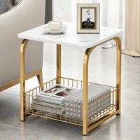tea table end table for office coffee table wood square marble magazine shelf small table movable bedroom living room furniture