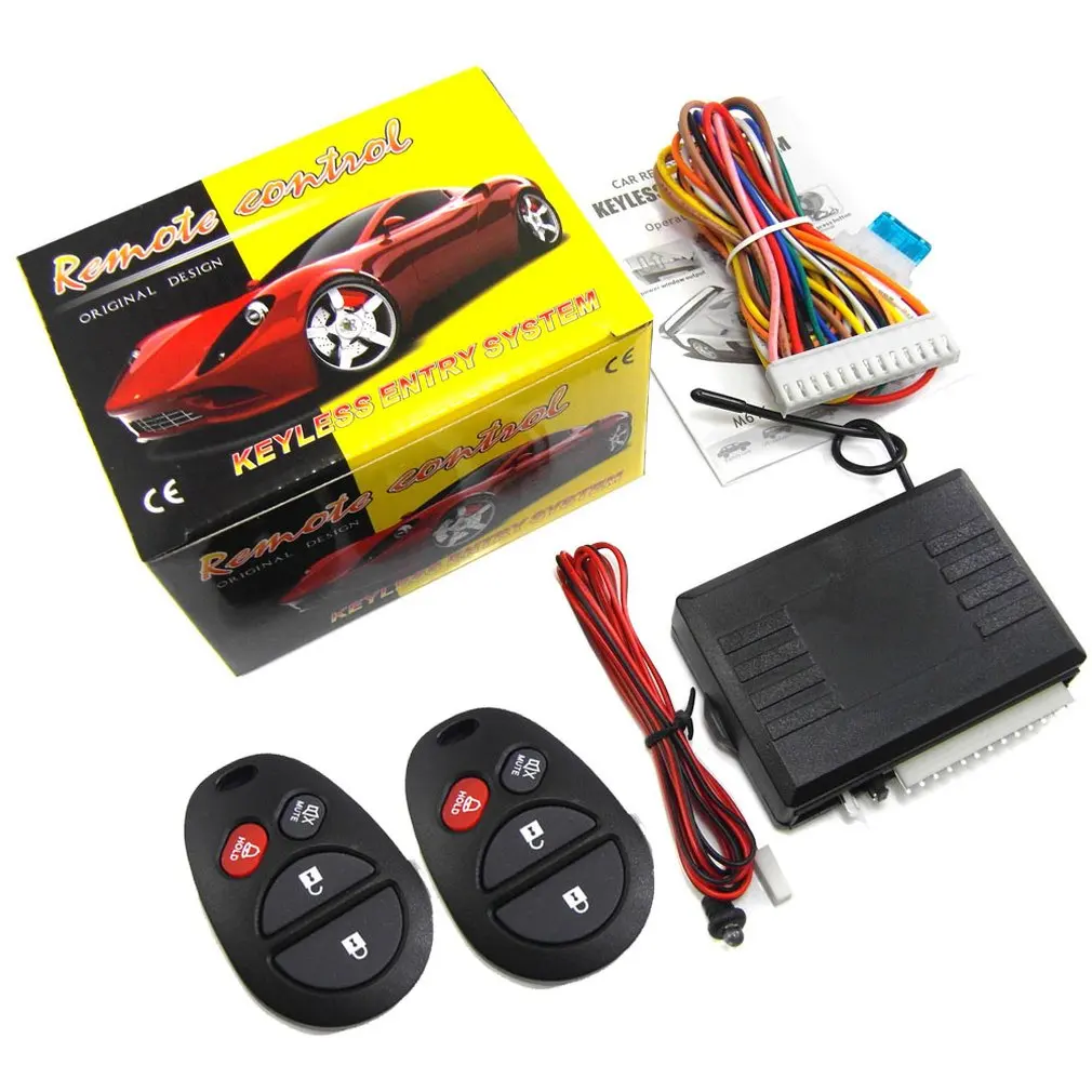 Центральный замок без ключа кнопка Зажигания дверной Универсальная