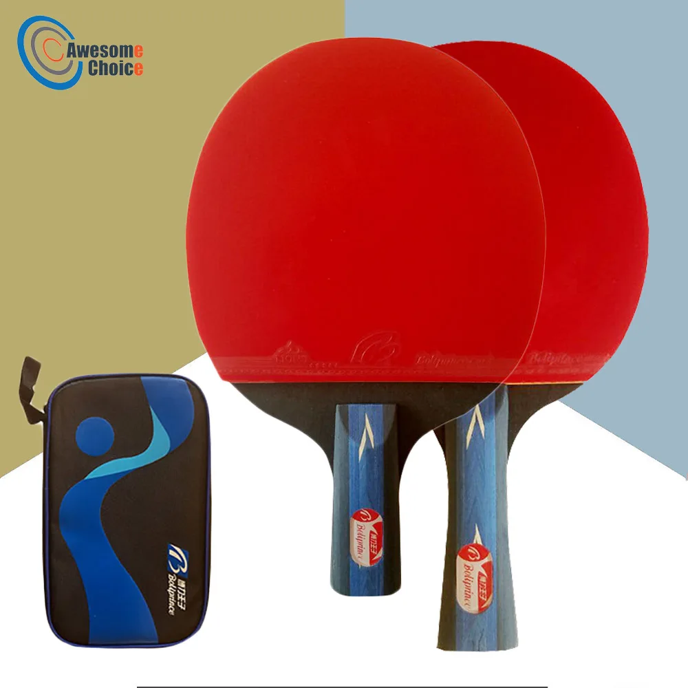 Профессиональная ракетка для настольного тенниса из углеродного волокна 1 шт.