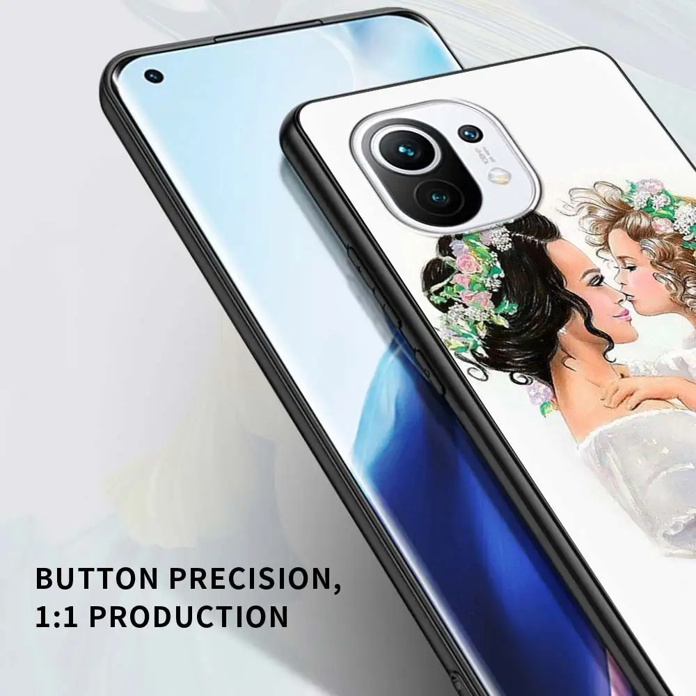 

Baby Mom Girls Family Case For Xiaomi Mi Poco X3 NFC 10T Pro 5G M3 11 Note 10 Lite 9T 9 Soft Shell Phone Cover 9SE A2 10S Sac