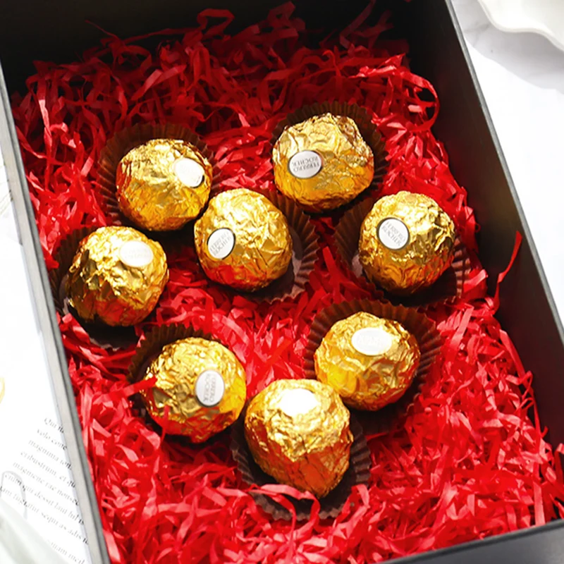 DIY бумажная рафия измельченная гофрированная бумага конфетти подарки/коробка