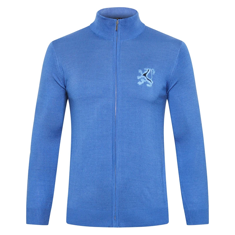 Мужской кардиган из воловьей кожи на молнии|Кардиганы| |