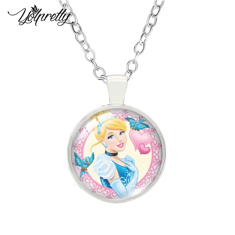 Коллекция 2021 года ожерелье принцессы Золушки ботинки картины из мультфильма с