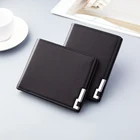 Мужской короткий кошелек с несколькими отделениями для карт, тонкий мягкий кожаный кошелек, Мужской зажим для денег