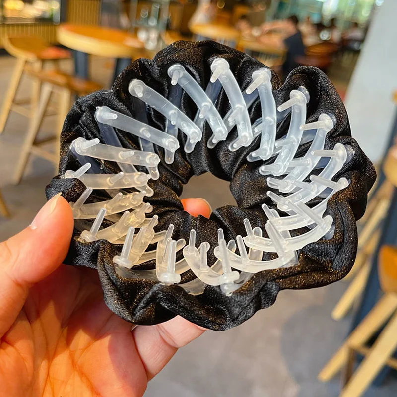 Женская заколка для пучка волос Пряжка конского хвоста зажим Птичье гнездо