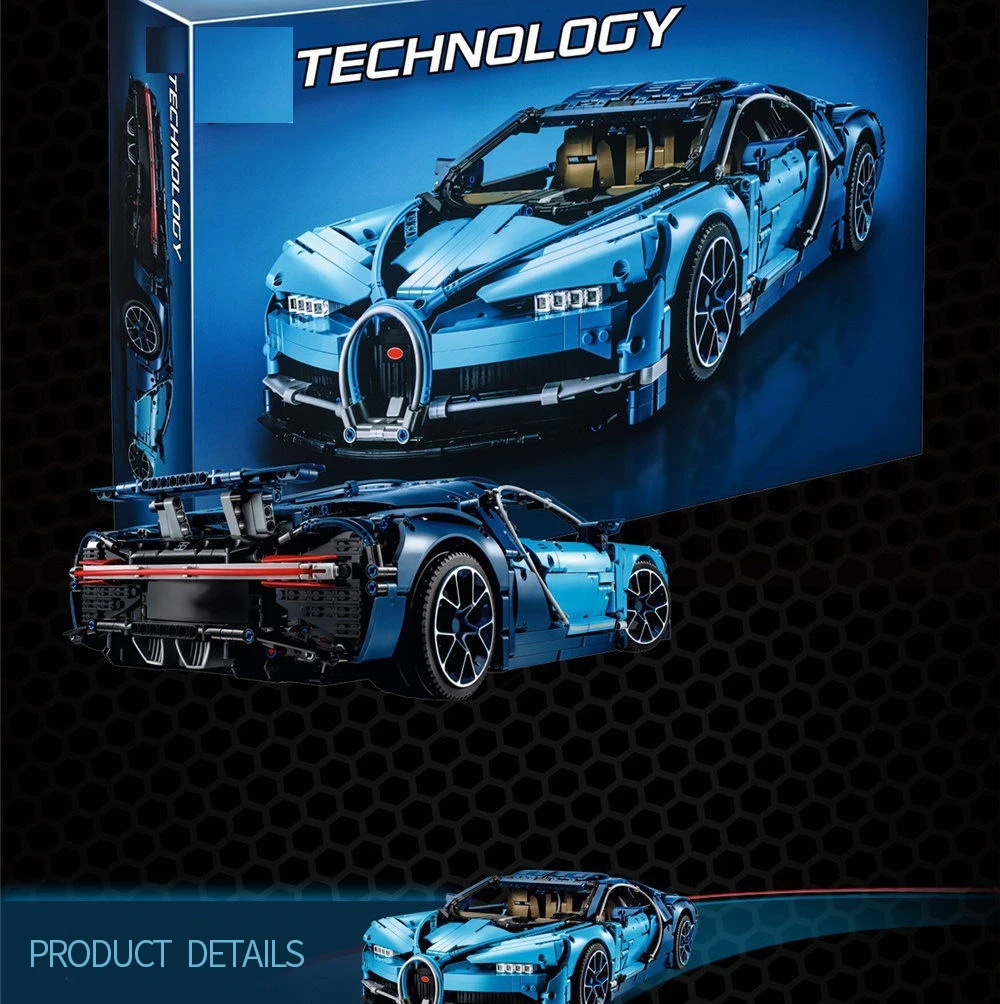 Хит продаж технология механическая группа синий Veyron спортивный автомобиль Bugattied