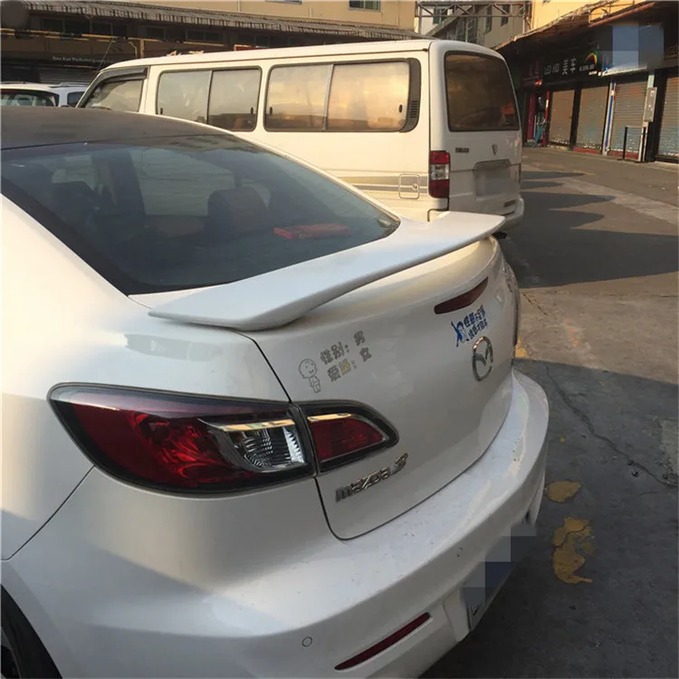 Спойлер для Mazda 3 2006 2013 спойлер автомобилей седан АБС пластик XC цвет заднего