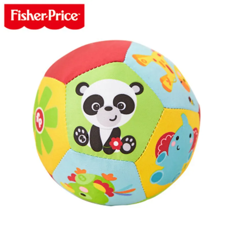 Fisher Price детская игрушка со звуком погремушка детский когнитивный шар мягкий