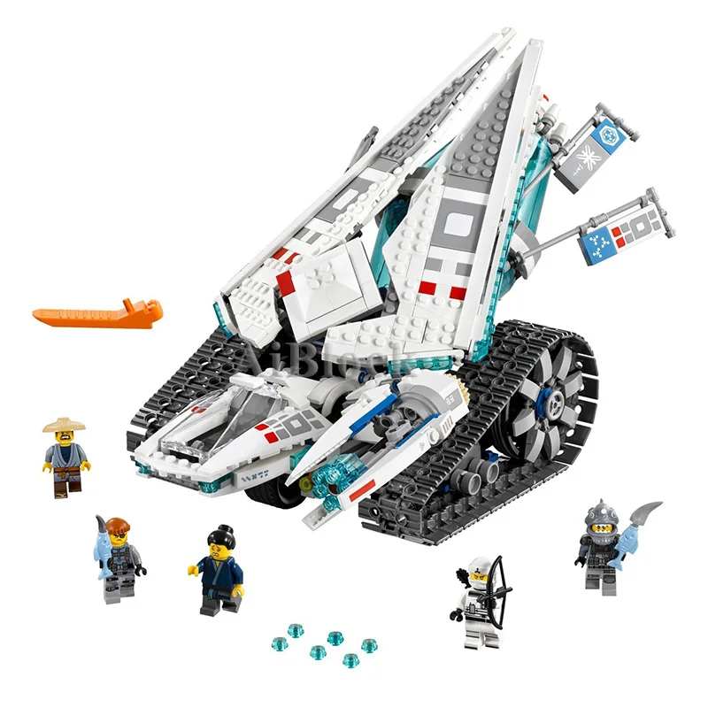 

Детский конструктор-Ледогенератор ниндзя с 5 фигурами, совместимыми с Ниндзяго