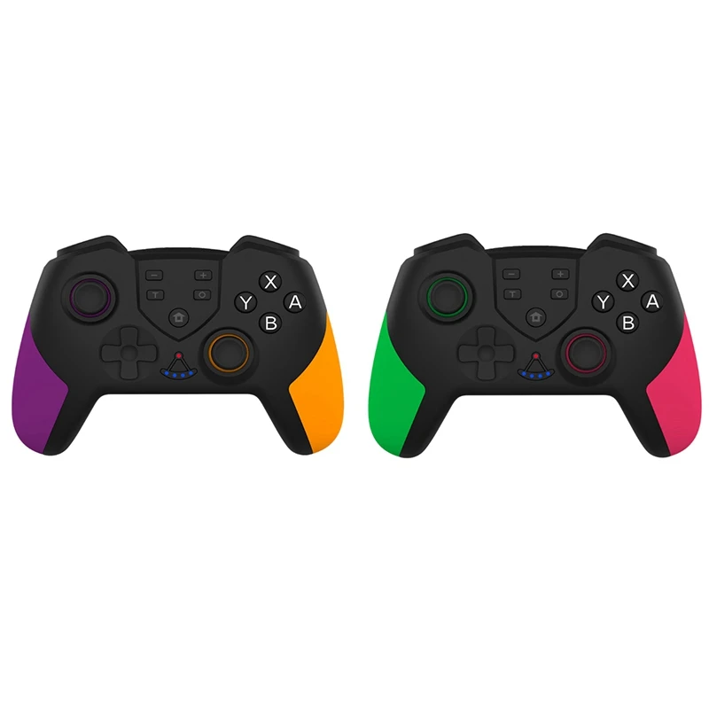 

Беспроводной контроллер для Nintendo Switch, геймпад с пробуждением, макропрограммирование, функция гироскопа, A & B, 2 шт.