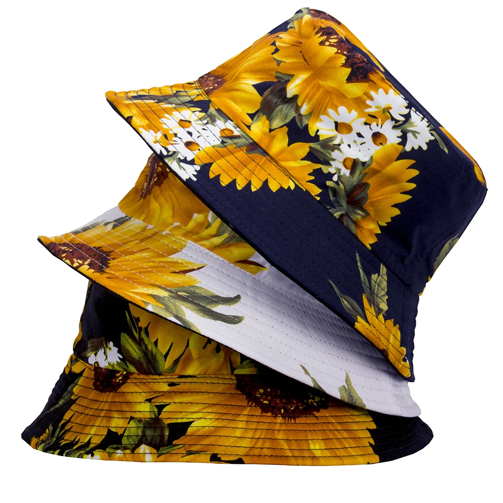 Двухсторонняя шляпа с подсолнухом от солнца для бассейна Корейская мужская и