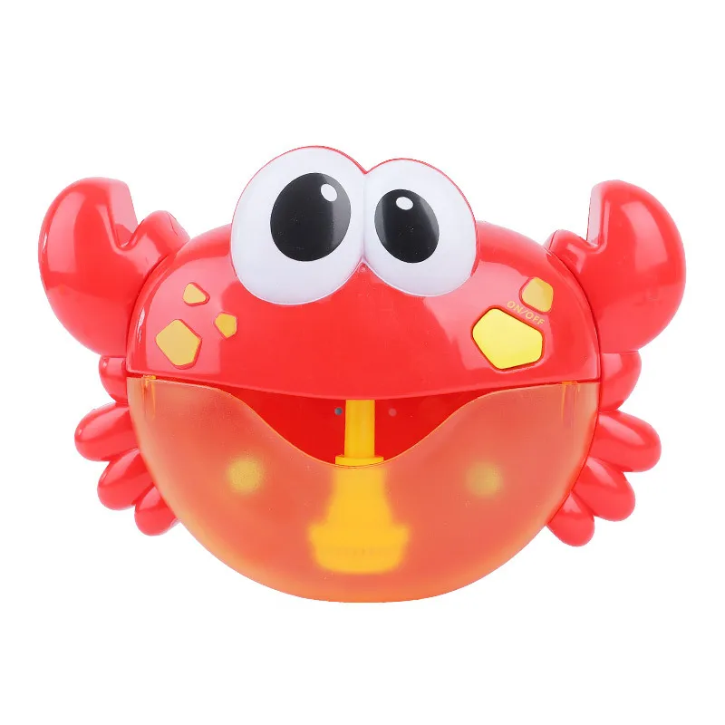 Baby Bath Toys Blowing Bubble Machine Crabs Frog Music Kids Toy Bathtub Soap Maker Bathroom Water for Child | Игрушки и хобби