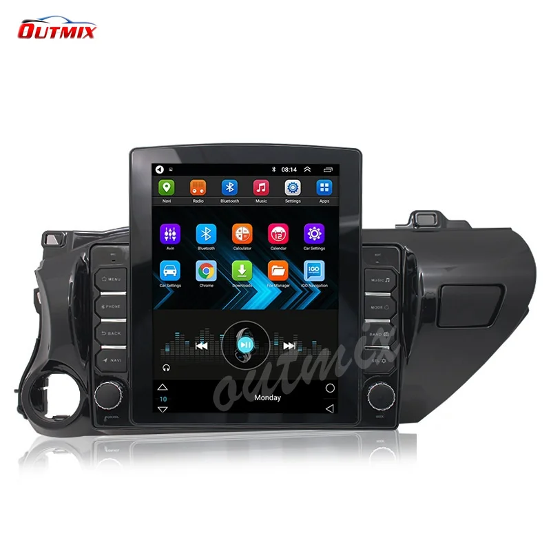 

10.4"Android 10 For Toyota Hilux Pick Up AN120 2015 2016 2017 2018 2019 Car Radio Multimedia Video Player Navigation GPS