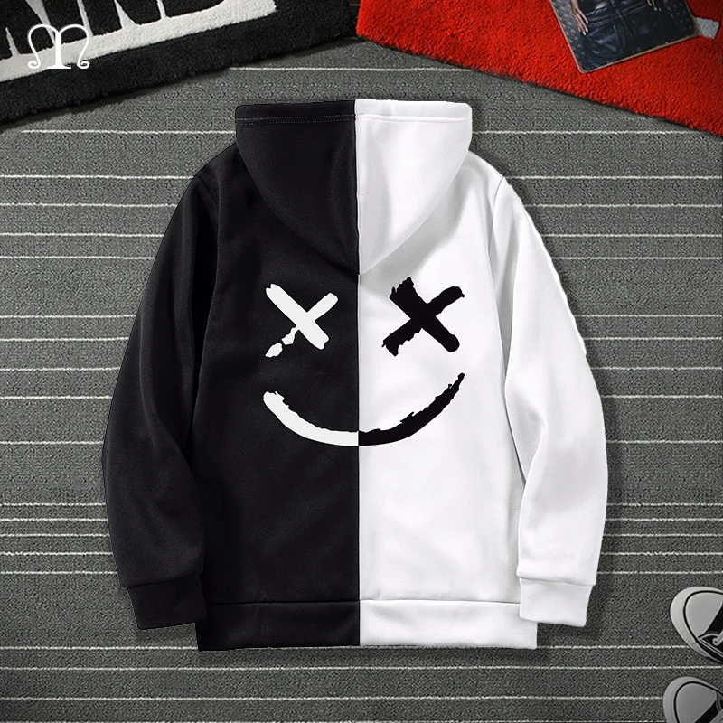 

Men Women Sweatshirts Cardigan Harajuku Hip Hop Hoodies Male Fashion Cool Printed Streetwear Mens Clothes Outwear Big Size 5XL