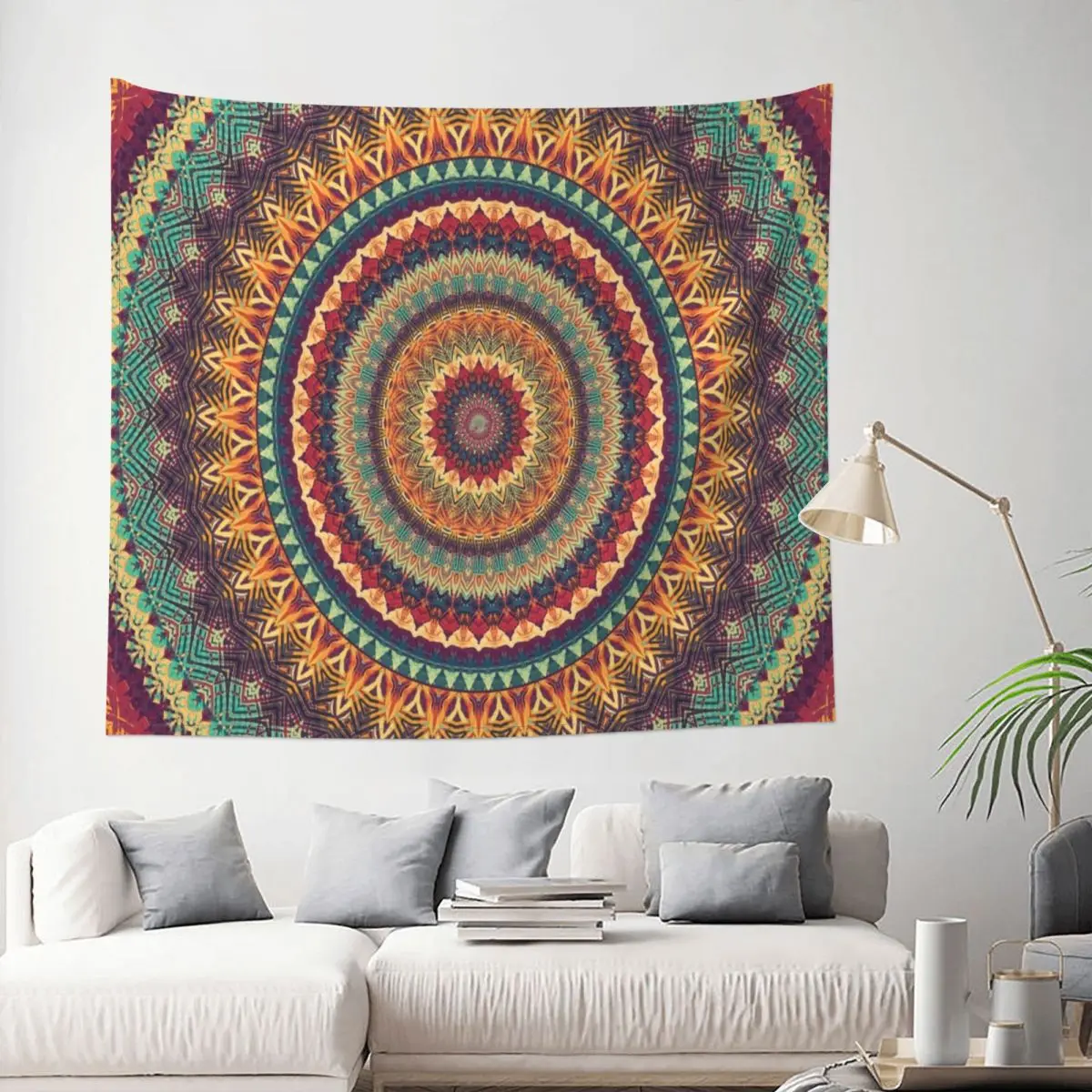 

Mandala Tapestry Flower Boho Sacred Decoration Wall Room Home Decor Hanging Living room Kawaii Aesthetic Style