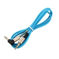 3 5 mm jack 1m aux audio cable cable gold plug line cord spring male to male hdmi compatible for phone car speaker headphone