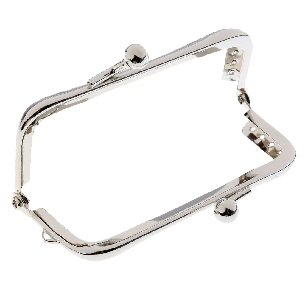 

Серебряная металлическая рамка для сумок, застежка-замок для сумок, аксессуары для сумок, 8,5 см