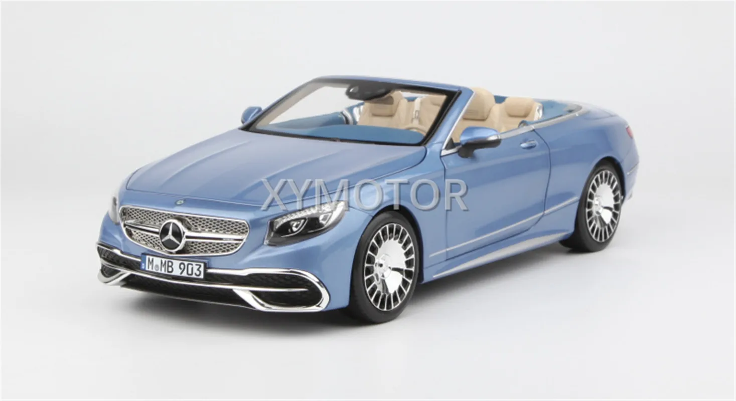 

Norev 1/18 для Benz Maybach S CLASS S650 2018 открытая модель автомобиля, трансформер, литые модели автомобиля, игрушки, подарки, коллекционный дисплей, метал...