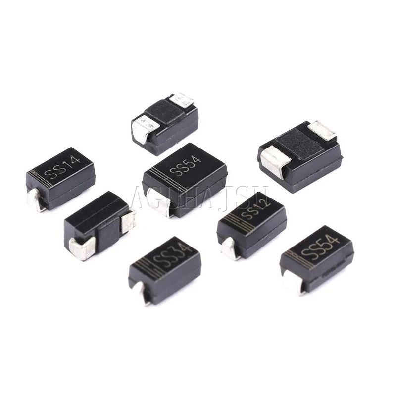100PCS 1N5819 SS14 1N5822 SS34 SR160 SS16 1N5817 SS12 SR1100 SS110 SR360 SS36 SR240 SS24 SR2100 SS210 SS310 SMA Rectifier Diode - купить по