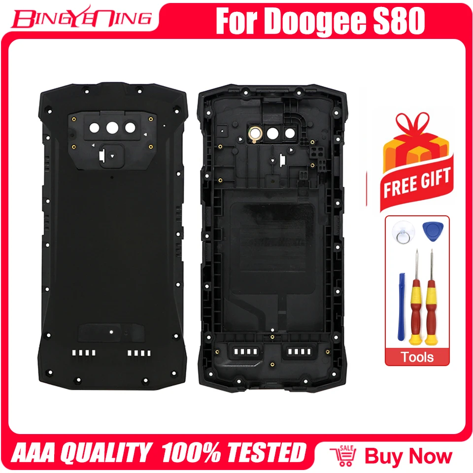100% Новый оригинал для 5 99 дюймового телефона DOOGEE S80 Батарея задняя крышка Корпус