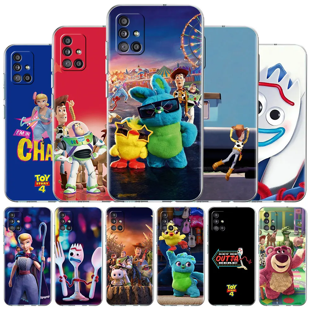 

Toy Story Clear Soft Case For Samsung A51 A52 A12 A32 A72 A21s A71 Transparent Silicone Printing Drawing Cover