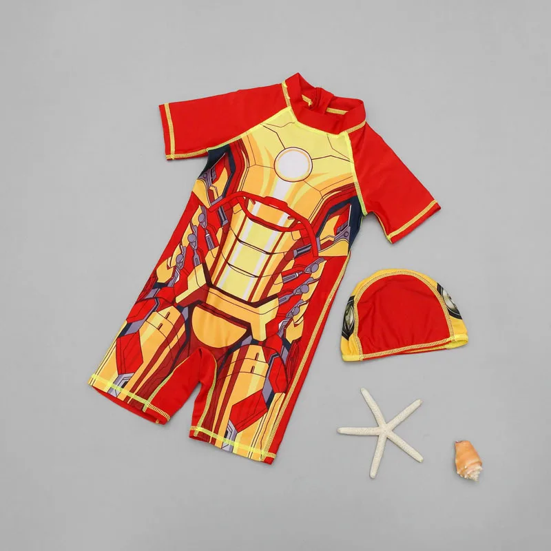 Купальный костюм для детей от 2 до 8 лет ванный комплект маленьких мальчиков с