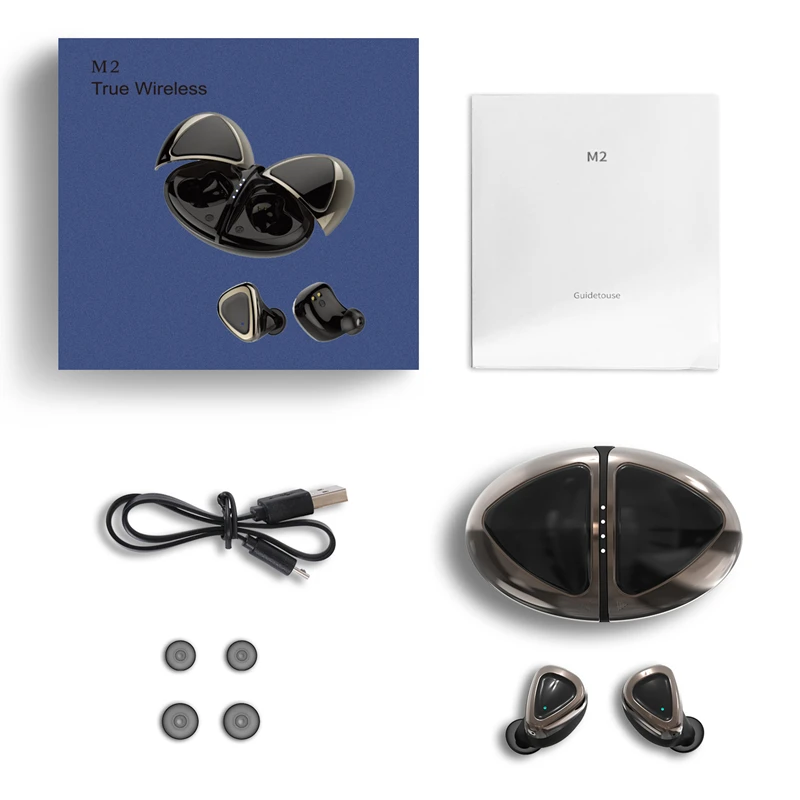 

TWS Wireless Earphones Bluetooth 5.0 Headphones AIR M2 Waterproof Earbuds LED Display HD Stereo Built-in Mic For Xiaomi iPhone