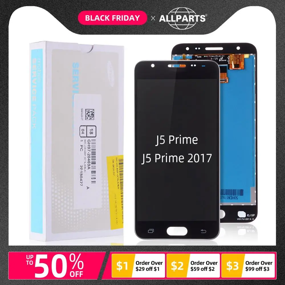 2GB ram 5,0 '' ЖК-дисплей для SAMSUNG J5 Prime, сенсорный экран для SAMSUNG Galaxy J5 Prime lcd G570 SM-G570F