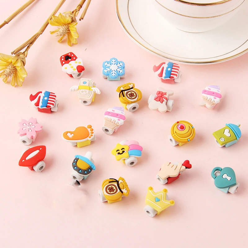 10 шт. мультяшный протектор кабеля защитные рукава шнура чехол для iPhone 6 7 8 9 X