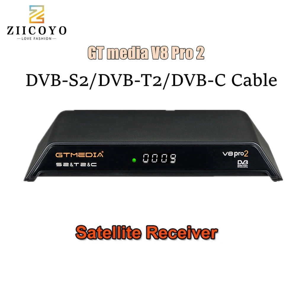 GTMedia V8 Pro2 Full HD DVB T2/S2/кабель ATSC C (J83.B) спутниковый ТВ приемник 1080P Встроенный Wi Fi без