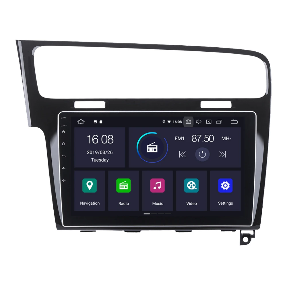 Для VW Golf 7 MK7 VII 2013 2014 2015 2016 Android 9 0 автомобильное радио стерео GPS навигация Navi медиа