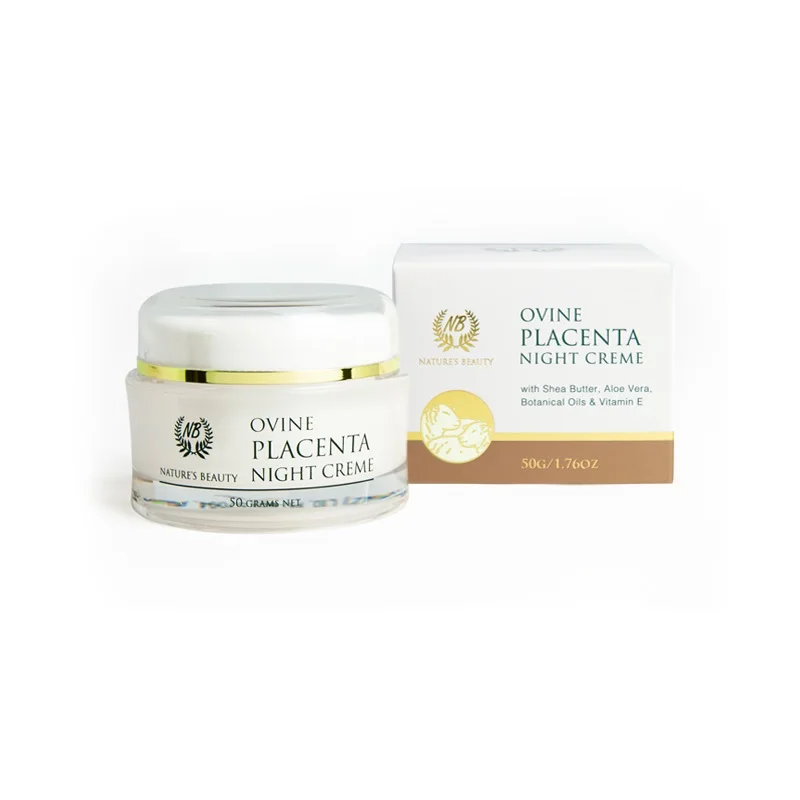 Новозеландский ночной крем-плацента с овчиной и плацентой 50 г уменьшает